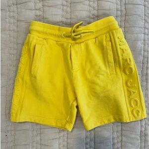 MARC JACOBS - Size 4 - Cotton fleece shorts in yellow